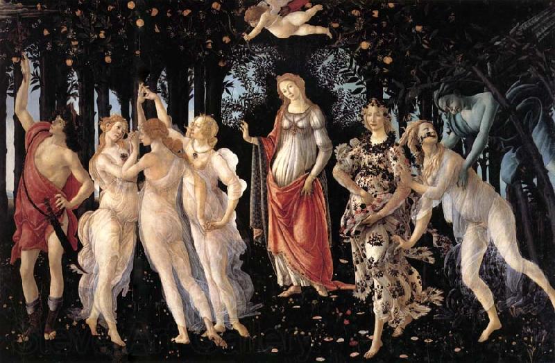 Sandro Botticelli Primavera-Spring Spain oil painting art